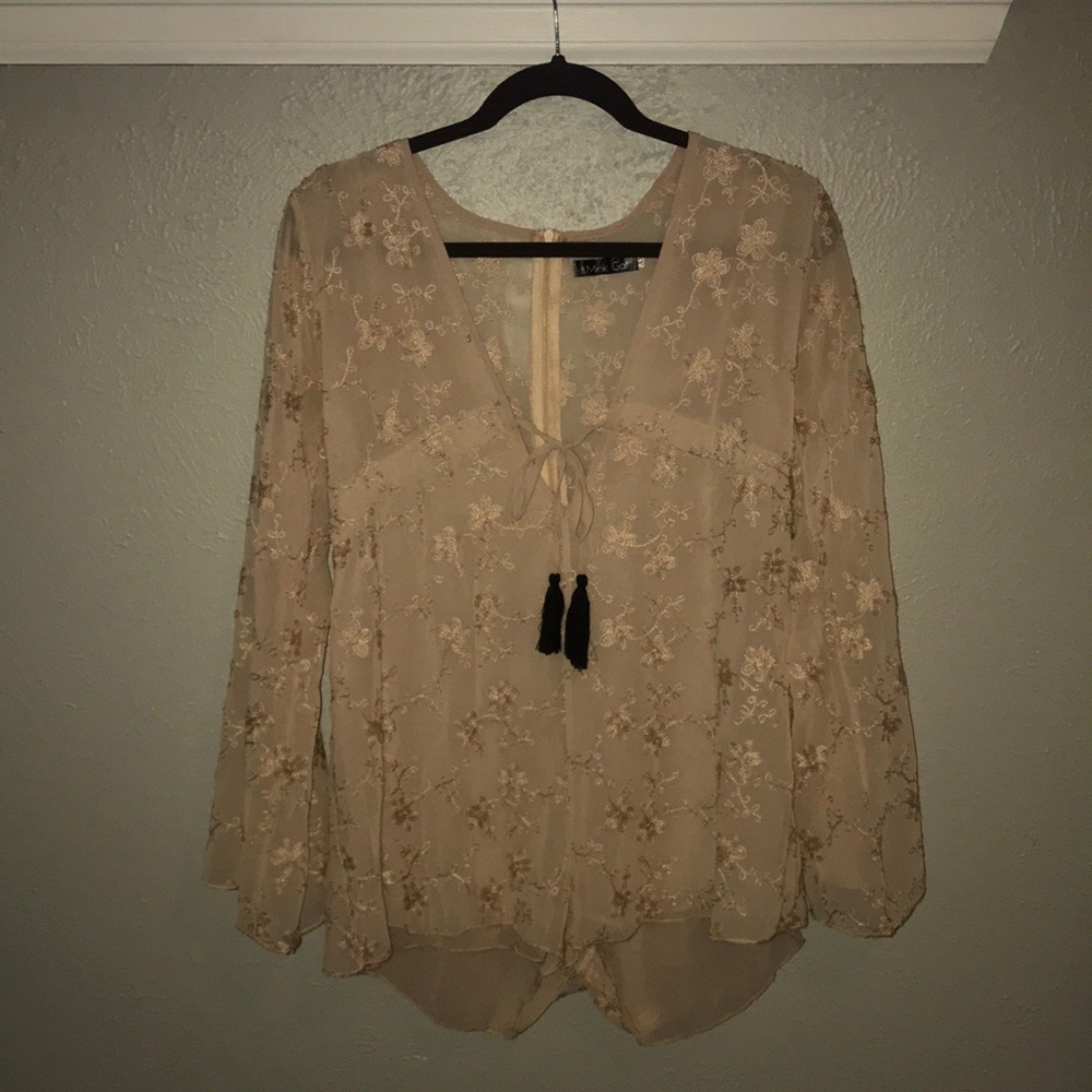 Mink Gal Long Sleeve Romper
